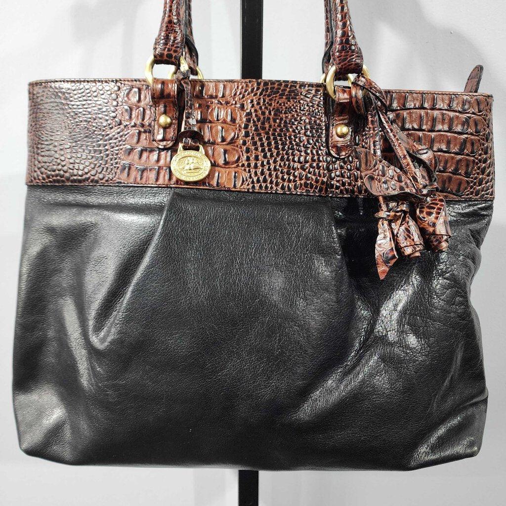 Black and Brown Brahmin Purse