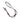Vera Bradley Lanyard Black/White/Purple