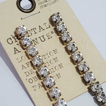 Crystal Avenue Earrings Pierced