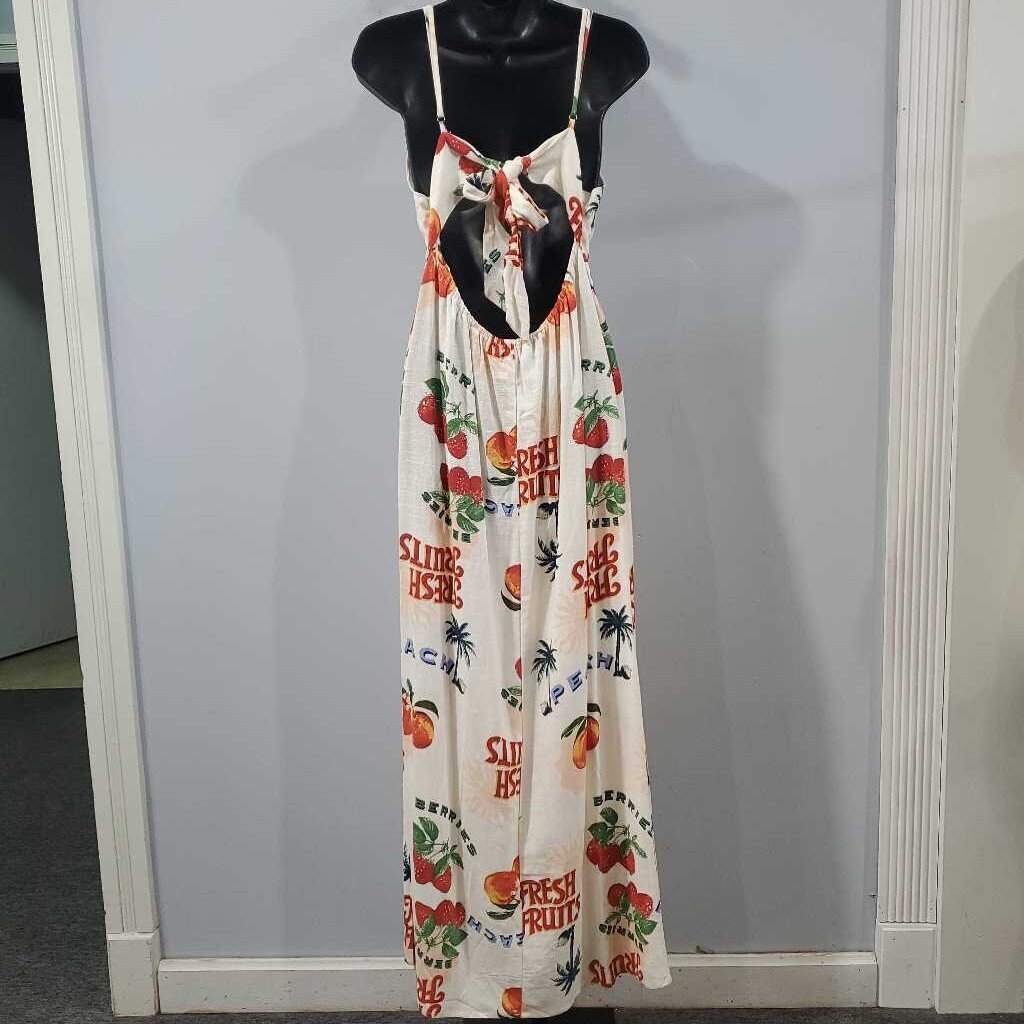 Paper Heart Maxi Dress Large