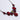Sorrelli Large Crystal Statement Necklace Red/Silver
