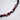 Sorrelli Tennis Necklace Red/Antique Gold