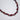 Sorrelli Tennis Necklace Red/Antique Gold